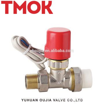 Brass temperature controller electric radiator valve